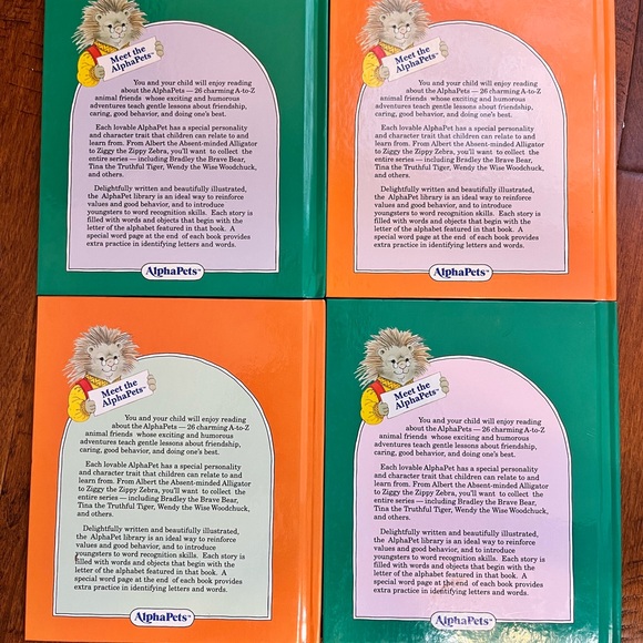 Kids Book Set - Green, Orange Covers - Picture 2 of 10